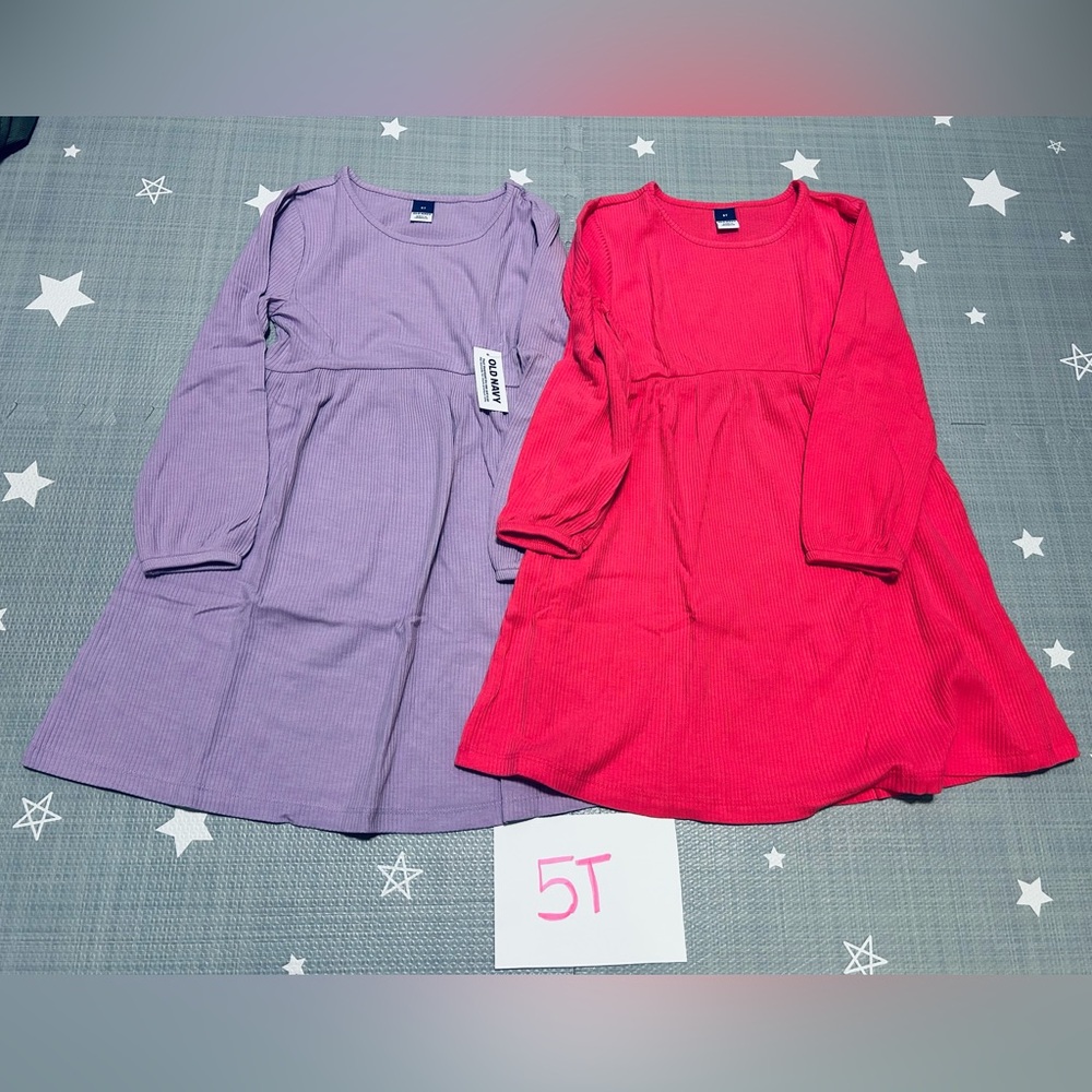 Old Navy Girls' Dress Set - Purple and Pink